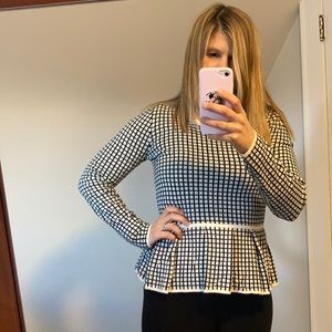 Adorable peplum sweater